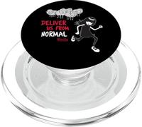 Emily The Strange Deliver Us from Normal PopSockets PopGrip para MagSafe