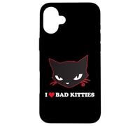 Emily The Strange I Heart Bad Kitties Carcasa para iPhone 16 Plus