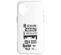 Emily The Strange I Know What I Want Carcasa para iPhone 16 Plus