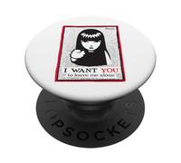 Emily The Strange I Want You To Leave Me Alone PopSockets PopGrip Adhesivo