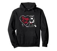 Emily The Strange Strange Love Sudadera con Capucha