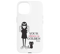 Emily The Strange Your Silence Is Golden Carcasa para iPhone 15
