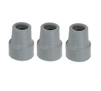 Eminchu 10 Puntas de Muleta de Goma, Empuñaduras de Muleta con Textura de Neumático Imitada, Puntas Antideslizantes de Ranura Profunda con Junta de Metal, Ideal para un Agarre Fuerte y Seguridad