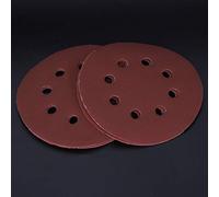 Eminchu 100 Discos de Lijado de 5 Pulgadas para Pulir y Esmerilar con Grados Gruesos Medios Finos Adecuados para Metal, Madera, Caucho y Plástico (grano 1200)