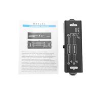 Eminchu Aislador de Señal de Sonido Eliminador de Interferencias de Ruido de para Estudio de Grabación de Cine en Casa Interfaz de Aleación de Aluminio de 6,5 Mm