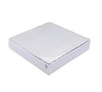 Eminchu Aislador de Ventilación para RV, Cubierta Reflectante para Tragaluz de 14x14 Pulgadas, Parasol con Silicona Antideslizante, Ideal para Rejillas de Ventilación de Techo de Autocaravana y