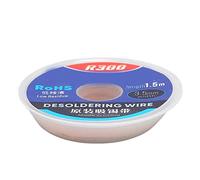 Eminchu Alambre para Desoldar, Trenza de Mecha de Soldadura Limpia Eficientemente para Placa PCB Electrónica, Material de Cobre de 1,5 M (3,5 mm)