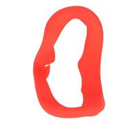 Eminchu Almohadilla de Silicona para los Ojos para 2, Cubierta de VR Lavable a Prueba de Sudor, Experiencia de Juego, Ajuste Cómodo (Rojo)