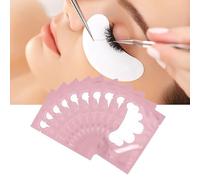 Eminchu Almohadillas Debajo de los Ojos en Forma de Pétalo, 50 Unidades para Extensiones y Aislamiento de Pestañas, Tela No Tejida, Perfectas para Todas las Formas de Ojos (Rosada)