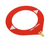 Eminchu Antenas Portátiles de Corta, Antenas Tipo Donut WB, Interfaz Macho SMA de 10 a 180 MHz con Convertidor de Baja Impedancia para Acampar Al Aire Libre en Interiores ((Rojo) SMA Hembra)