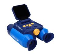 Eminchu Binocular Digit Infantil para Exploración Al Aire Libres | Zoom HD 10x,Cuerpo de ABS,Juguete Educativo Con Juegos Integrados para Niños,Baterí 2000MAH