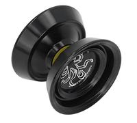 Eminchu Bola de YoYo Avanzada de Aleación de Aluminio para Competición con Superficie Exquisita Que No Se Decolora, Ideal para Niños y Adultos (Black)