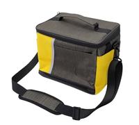 Eminchu Bolsa de Almuerzo Aislada para Trabajo Y Viaje | Interior Prueba de Fugas,Oxford Y Algodón Perlado,Enfriador Portátil de 11L para Picnics,Doble Cremallera,27x20x22cm
