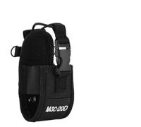 Eminchu Bolsa para Soporte de Radio Walkie Talkie con Correa para el Hombro para Actividades Al Aire Libre, Material de Nailon, para Colgar en la Cintura/Pecho/Hombro, para Agentes de Seguridad de
