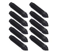 Eminchu Boquilla de Acero Endurecido de 10 Piezas de 0,2 Mm, Boquillas Resistentes Al Desgaste de Alta Conductividad Térmica para Mecanizado CNC, Boquillas de Bordes Redondeados Biselados, Ideales