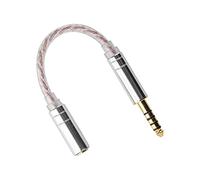 Eminchu Cable Adaptador de Cable de Conversión de Auriculares Macho a Hembra, Conexión de de 4,4 Mm de para ZX300A HiFiman, Duradero y Liviano, 14 Cm / 5,5 Pulgadas (. revolución equilibrada 3.