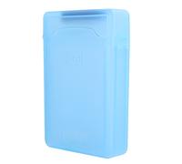 Eminchu Caja de Protección de Disco Duro de 3,5 Pulgadas, Caja de Almacenamiento ABS Antiestática a Prueba de Golpes, a Prueba de Humedad y Polvo para Almacenamiento Seguro de HDD/SSD (Blue)