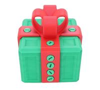 Eminchu Caja de Regalo Molesta, Tornillos Anidados, Caja Sorpresa Divertida Impresa en 3D con Mecanismo Giratorio para Cumpleaños, Vacaciones y Aniversario (Rojo+Verde)