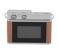 Eminchu Cámara con Llavero, Mini Cámara 1080P, con Llavero Portátil con Lente Gran Angular y Carga Tipo C, Ideal para la Vida en el Campus y Registros de Viajes (Brown)