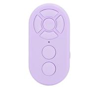 Eminchu Cámara del Teléfono Control Remoto BT Selfie Botón Clicker para Reproducción de Video de Libros Electrónicos, Botón Selfie Recargable Tipo C Alcance de 10 M para Todas Las Edades (Purple)