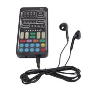Eminchu Cambiador de Voz Portátil, Mini Disfraz de Voz para Transmisión en, Micrófono de Mano, Modulador de Voces para Teléfono Móvil, PC, Portátiles, Tableta, con Auriculares con Cable