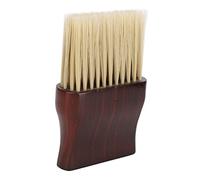 Eminchu Cepillo para Plumero de Peluquero, Plumero Profesional de Nailon Suave, Cepillo para el Cabello con de Madera Maciza para Cortar y Afeitar el Cabello, Ideal para Salón y Uso Doméstico