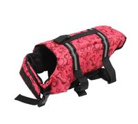 Eminchu Chaleco Salvavidas para Perros Ajustable de Alta Visibilidad para Nadar y Navegar de Forma Segura, Cómodo Chaleco Salvavidas para Mascotas, Material de Poliéster, 1 Unidad (L (Peso