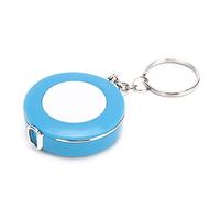 Eminchu Cinta Métrica Suave Mini Llavero Regla Retráctil para Coser Sastrería Tejer 1 Pieza Plástico de (BLUE)