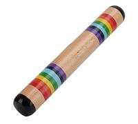 Eminchu Coctelera de Madera para Lluvia, Juguete Colorido para Hacer Lluvia para Educación Temprana y Diversión Familiar, Haya Natural 35 Cm