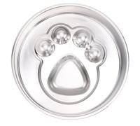 Eminchu Comedero Lento para Perros, Cuenco de Acero Inoxidable Antiasfixia, Antideslizante para Perros y Gatos, 8,07 X 1,77 Pulgadas, Cuenco de Comida para Mascotas Consciente de la Salud (Patrón de
