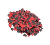 Eminchu Confeti de Fiesta Disperso, 60g, Formas Mixtas, Decoraciones Coloridas para Cumpleaños y Bodas, Material de PVC (Corazón de durazno y ciruela estilo mixto)