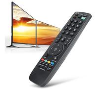 Eminchu Control Remoto ABS Negro - Control Remoto de TV Duradero y Funcional para Televisores - Alcance de 10 M - Reemplazo Ideal para Controles Remotos Perdidos