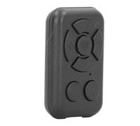 Eminchu Control Remoto Bluetooth para Teléfonos Inteligentes Controlador Multimedia Compacto Recargable de 7 Teclas para Fotos y Vídeos Material ABS (Black)