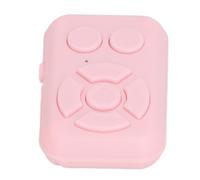 Eminchu Control Remoto Bluetooth para Teléfonos Inteligentes Controlador Multimedia Compacto Recargable de 7 Teclas para Fotos y Vídeos Material ABS (Pink)