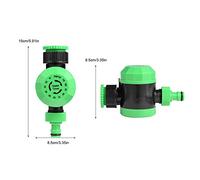Eminchu Controlador de Agua de Apagado Automático para Temporizador de Riego de Manguera de Jardín, Temporizador de Agua Resistente Al Desgaste de 120 Minutos para Jardín en Techo, Plástico Verde 1