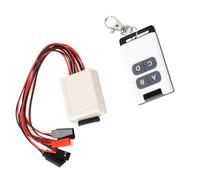 Eminchu Controlador de Cabrestante de Coche Modelo RC, Control Remoto Versátil, Controlador de Luz de 4 Canales para Vehículos Trepadores de Control Remoto 1/10