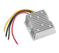 Eminchu Convertidor de Potencia 24 V A 13,8 V Módulo Impermeable 15 A para Uso Automotriz e Industrial Aleación de Aluminio Silicona 3 X 3 X 1,2 Pulgadas