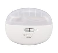 Eminchu Cortaúñas Eléctrico, Cortaúñas Eléctrico con Lima de Uñas, Mini Cortauñas Silencioso con Luz LED y 2 Velocidades, Automático Recargable para Niños, Adultos, Personas Mayores (WHITE)