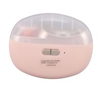 Eminchu Cortaúñas Eléctrico, Cortaúñas Eléctrico con Lima de Uñas, Mini Cortauñas Silencioso con Luz LED y 2 Velocidades, Automático Recargable para Niños, Adultos, Personas Mayores (PINK)