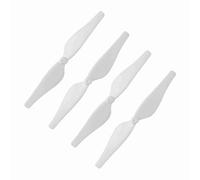 Eminchu Cuchillas de Hélice de Fibra de Carbono de para, Funcionamiento Suave, Reducción de Ruido, 4 Pares para un Tiempo de Vuelo Prolongado, Negro/Blanco, 2 Pares Aplicables para Entusiastas de