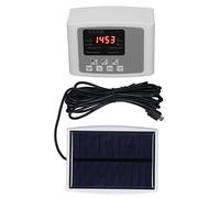Eminchu de Riego Automático, Dispositivo de Riego Automático de Energía Solar con Temporizador, Carga USB, Ideal para Temporizador de Aspersor de Jardín para Plantas en Macetas, Balcones y Macizos