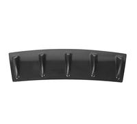 Eminchu Difusor de Labio de Parachoques Trasero, Negro Brillante, ABS Resistente a la Intemperie para Modificación de Coche, Ajuste Universal (Cinco alas)