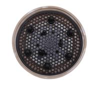 Eminchu Difusor de Pelo Plegable para una Distribución Uniforme del Viento, Accesorio Portátil para Secador de Pelo para Rizos sin Frizz, Material de Silicona, 1 Pieza (Tinta amarilla)