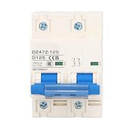 Eminchu Disyuntor CC 2P 1000V 125A con Disparo Rápido y Extinción de para Sistemas de Energía Solar y Vehículos Eléctricos (BLUE)