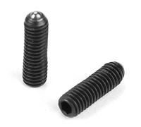 Eminchu Émbolos de Bola de Acero de 10 Piezas, émbolos con Resorte de Casquillo Hexagonal, de Diseño Roscado para un Posicionamiento Preciso en Dispositivos Mecánicos (M3*12(10PCS))
