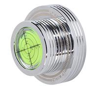 Eminchu Estabilizador de Peso Récord, Abrazadera de Disco Giratorio de Aluminio para Mejorar la Calidad del Sonido y la Estabilidad, Reproductor de Discos de Vinilo (Silver)