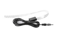Eminchu Extensión Invisible de Antena de Radio para Coche, Recepción Compacta Am/FM para Montaje Interno del Vehículo, ABS Duradero, 1 Unidad