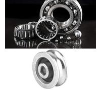 Eminchu Guía de Elevación de Polea de Rueda de Rodamiento Duradera de Alta Resistencia para Talleres de Servicio Pesado de 1,1 a 2,2 Pulgadas (Diámetro 28mm)