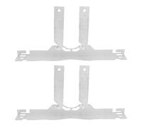 Eminchu Herramienta de Alineación de Ruedas Mejorada, Placas de Herramientas de Alineación de Dedos Resistentes con 2 Cintas Métricas, Herramienta de Diseño de Orificios Universal, Ideal para