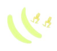 Eminchu Herramienta Separadora de Injerto de Pestañas, Silicona Ecológica, Lavable, Reutilizable para Aplicación de Extensión de Pestañas de Precisión, 1 par (YELLOW)